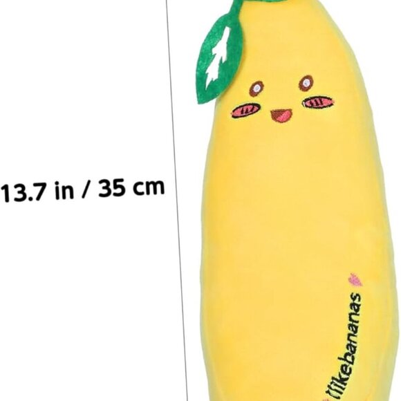 Cute Banana Throw Pillow Plush Pillow for Couch Bed Living Room Decorative - Picture 7 of 8